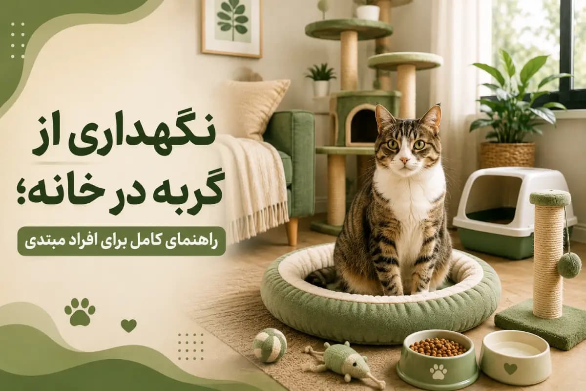 نگهداری از گربه در خانه؛ راهنمای کامل برای افراد مبتدی